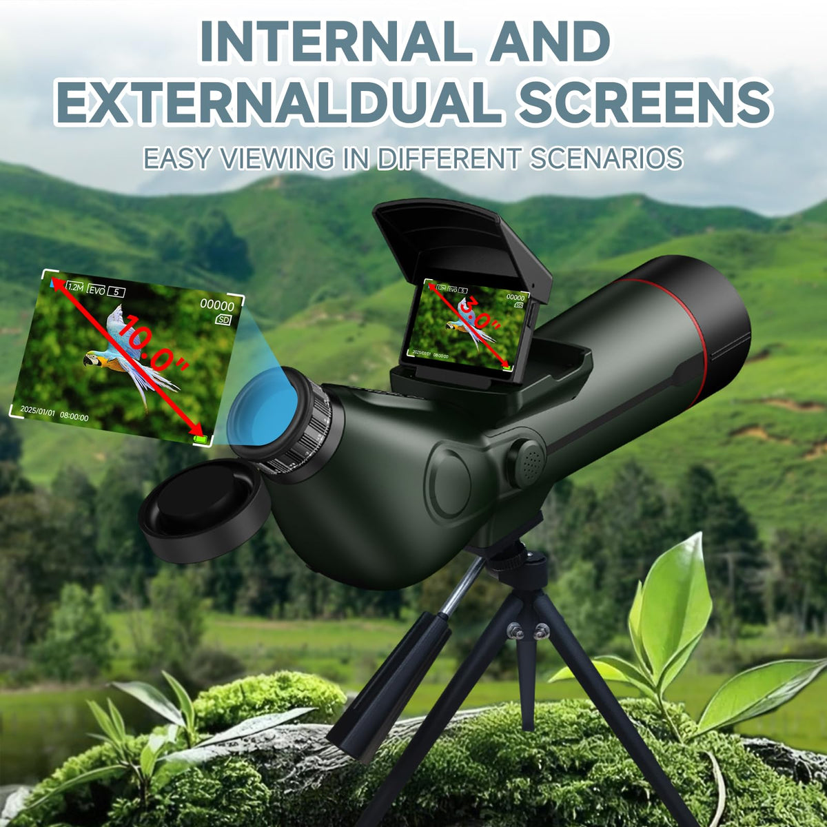 Auto-Focus Portable Digital Electronic Telescope O92894