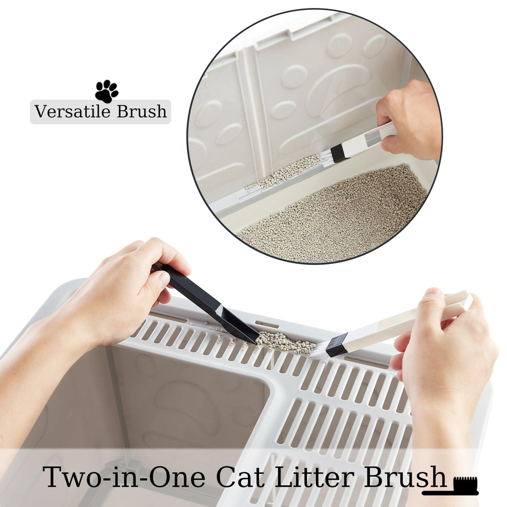 Covered Litter Box with Lid and Scooper Y540