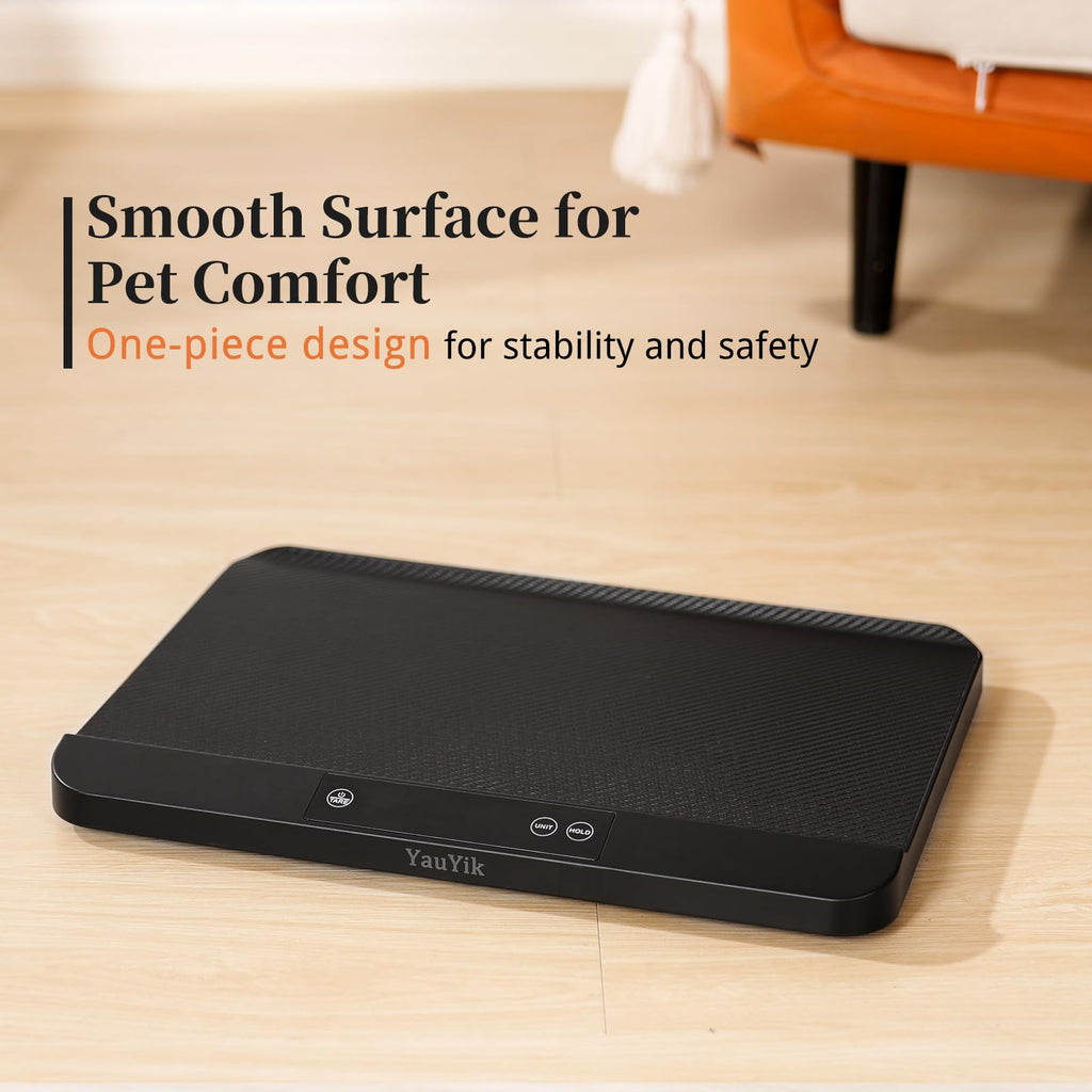 Digital Pet Scale with Non-Slip Mat, Up to 88lb, Black Z6235