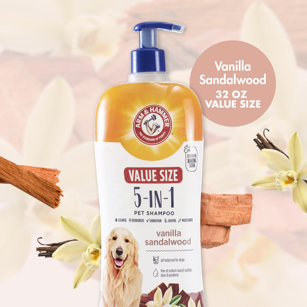 Vanilla Sandalwood Dog Shampoo 32 Fl Oz D883179