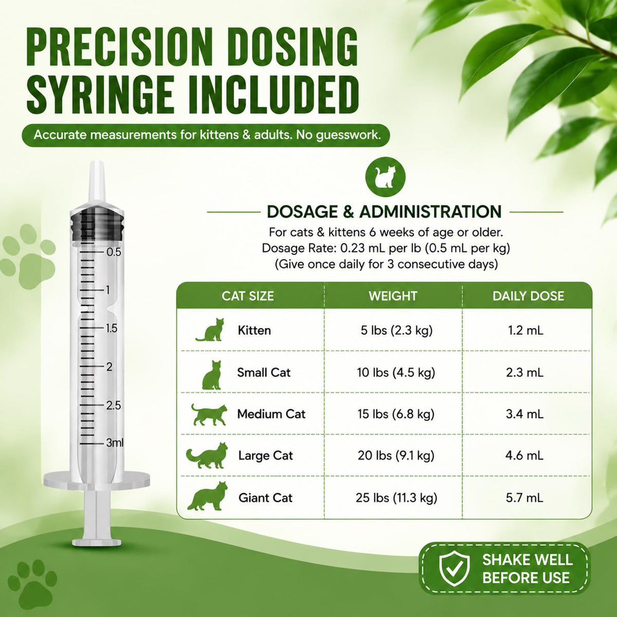 Liquid Dewormer Oral Suspension for Cats M652338
