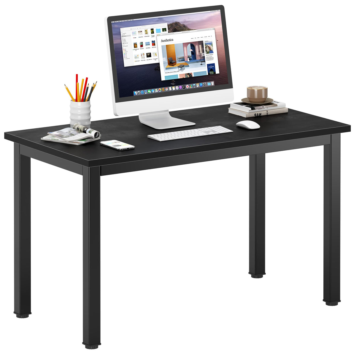 39 inches Black Computer Desk I66683