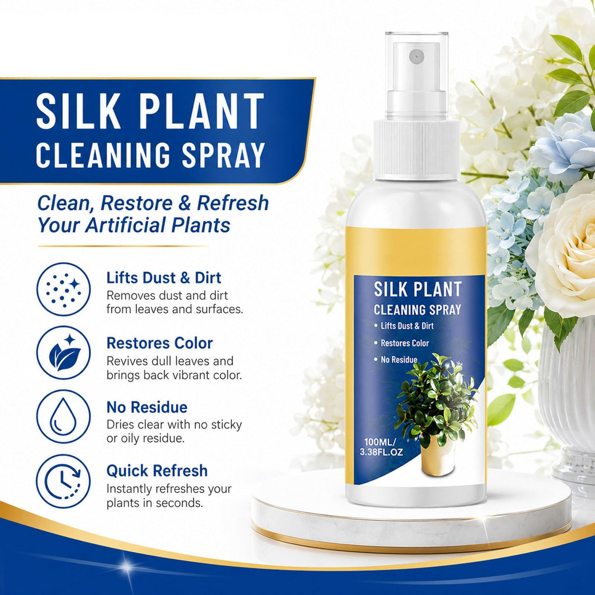 Artificial Flower Cleaning Spray, 9PCS Y5740