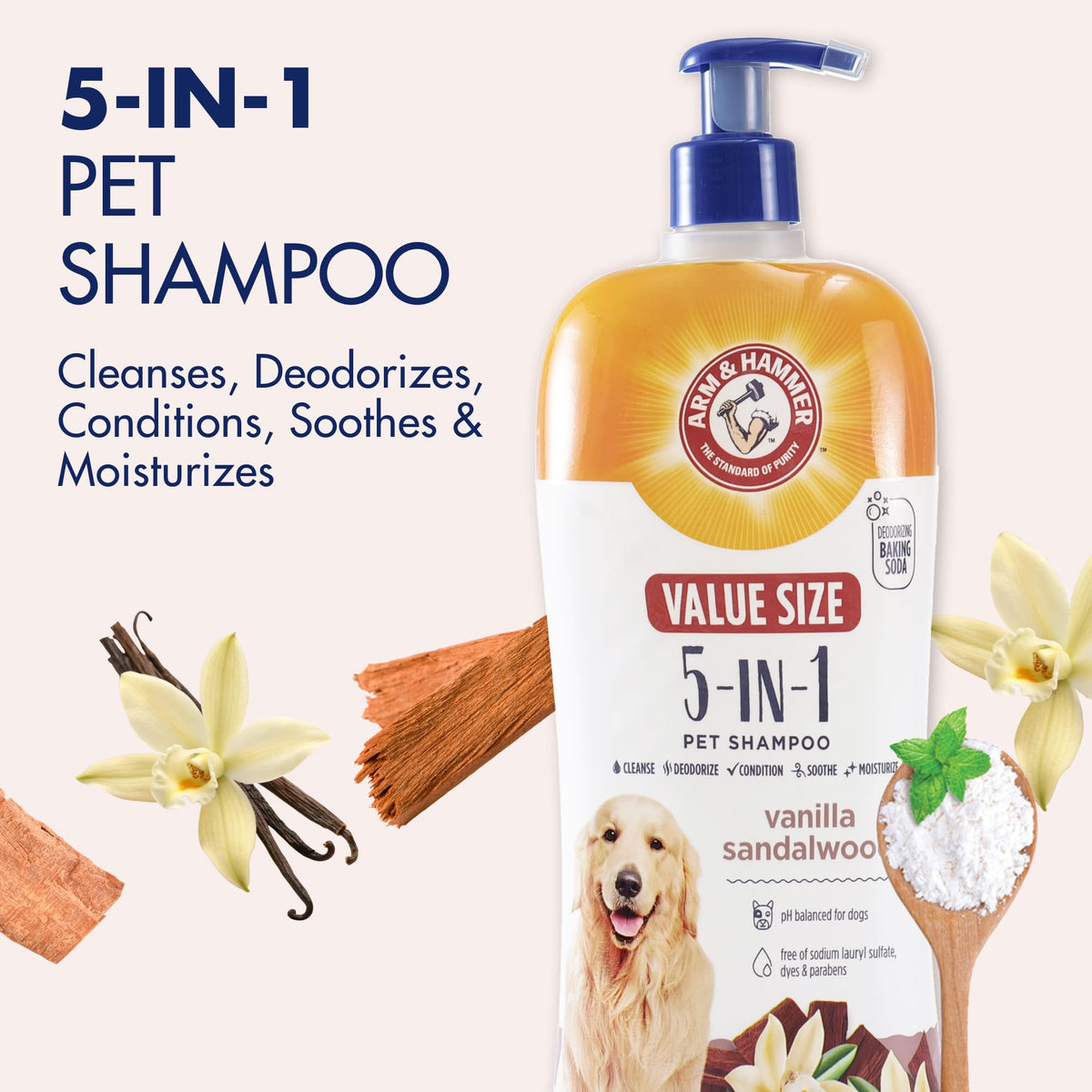 Vanilla Sandalwood Dog Shampoo 32 Fl Oz D883179