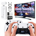 Wireless Retro Gaming Console Game Stick with 4K HDMI Output and 2 Wireless Controllers L78536