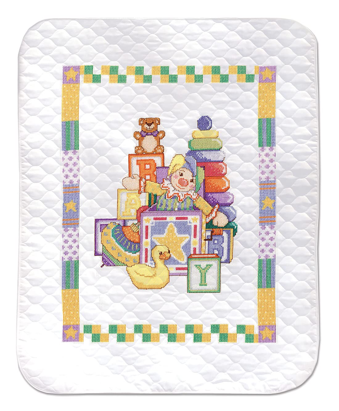Baby Quilt Cross Stitch Kit, 34"x43" N679288
