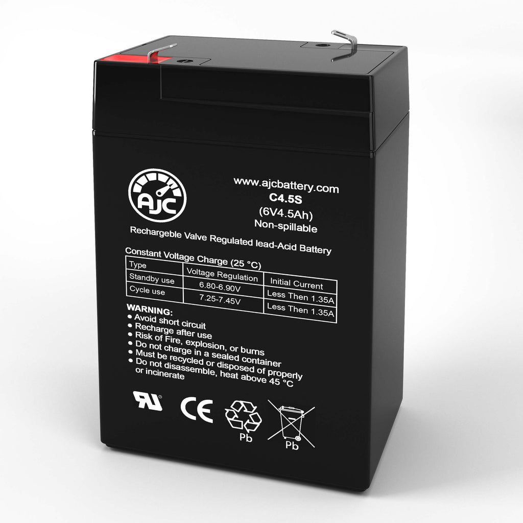 6V 4.5Ah Sealed Lead Acid Battery H509475