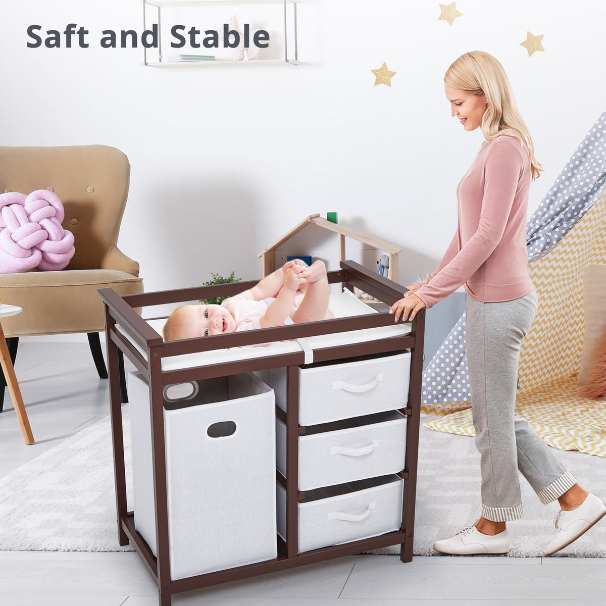Wooden Baby Changing Table Z95342
