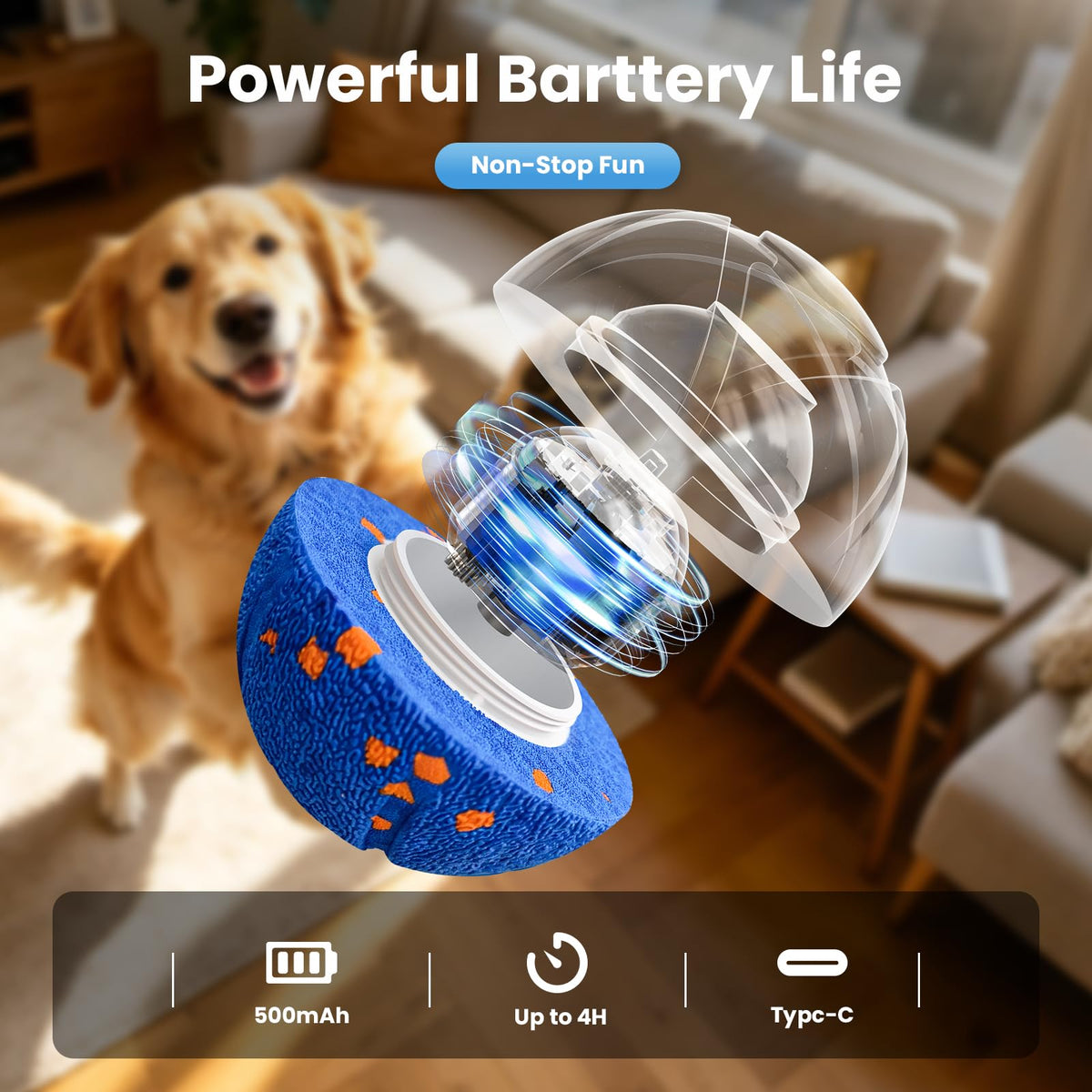 Interactive Dog Toy Ball B279