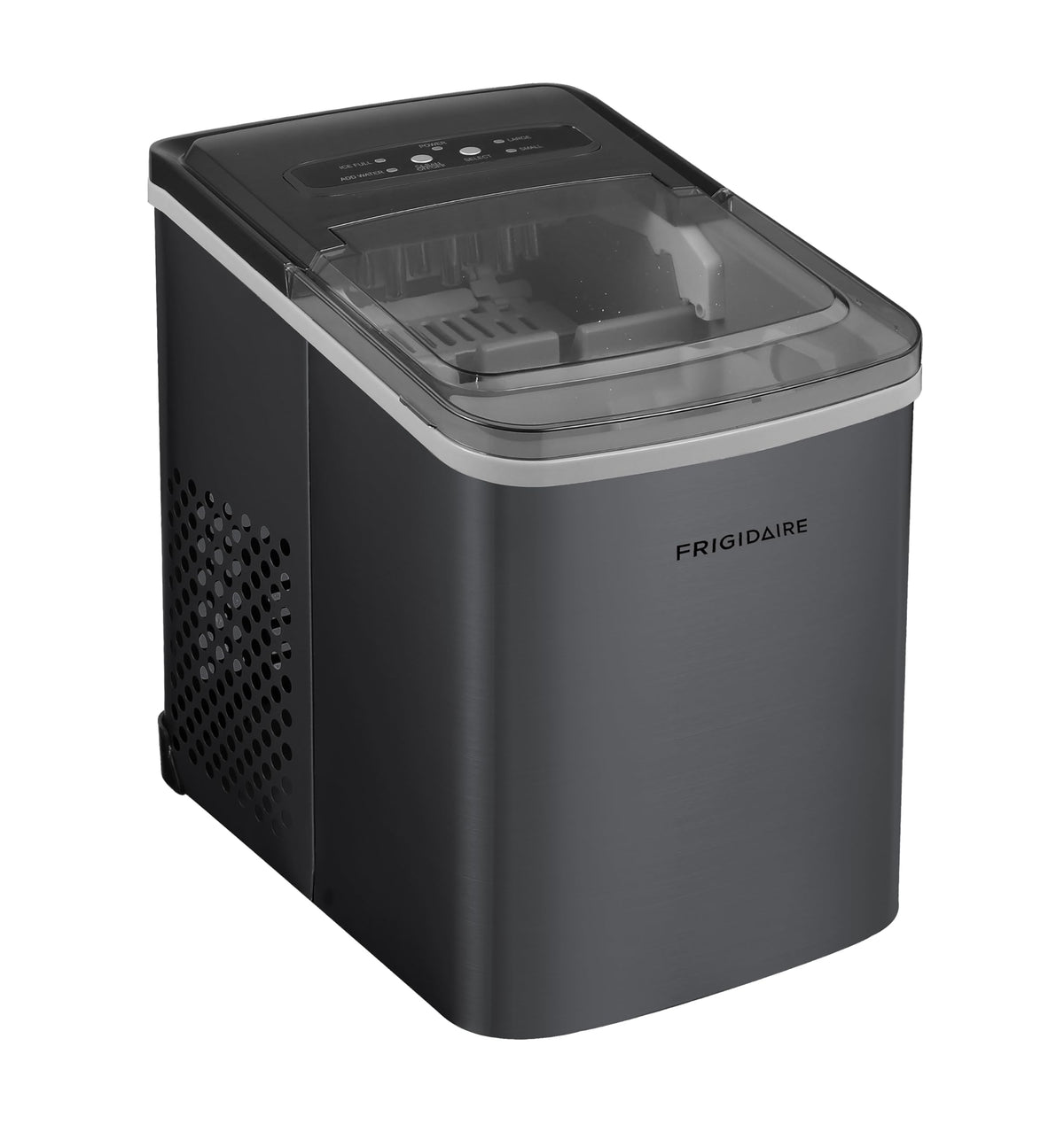 Portable 26 lb per Day Bullet Ice Maker Machine Black Stainless Steel M5357