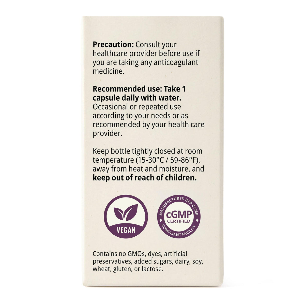 36mg Soluble Bioactive PACs Cranberry Extract 30ct W697