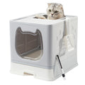 Covered Litter Box with Lid and Scooper Y540