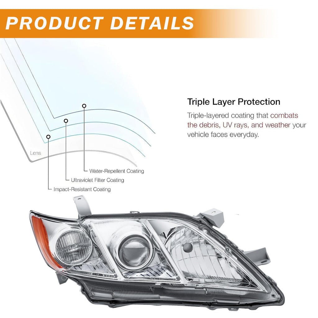 Headlight Assembly for Toyota Camry V597069