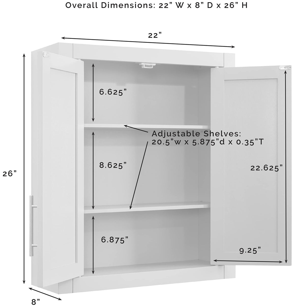 Wall Mount Medicine Cabinet F823888