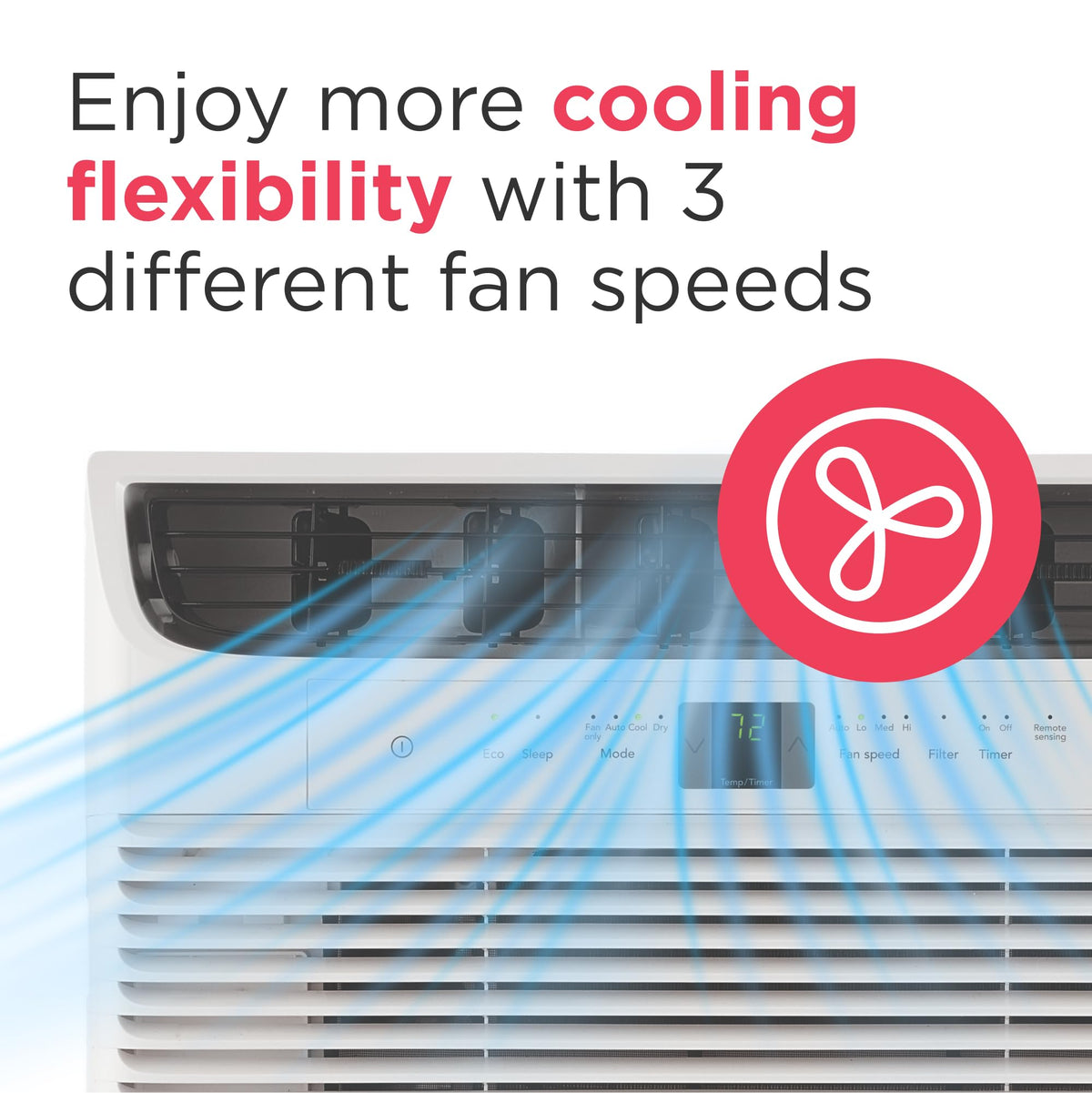8,000 BTU White Window Air Conditioner with Remote Control W4630