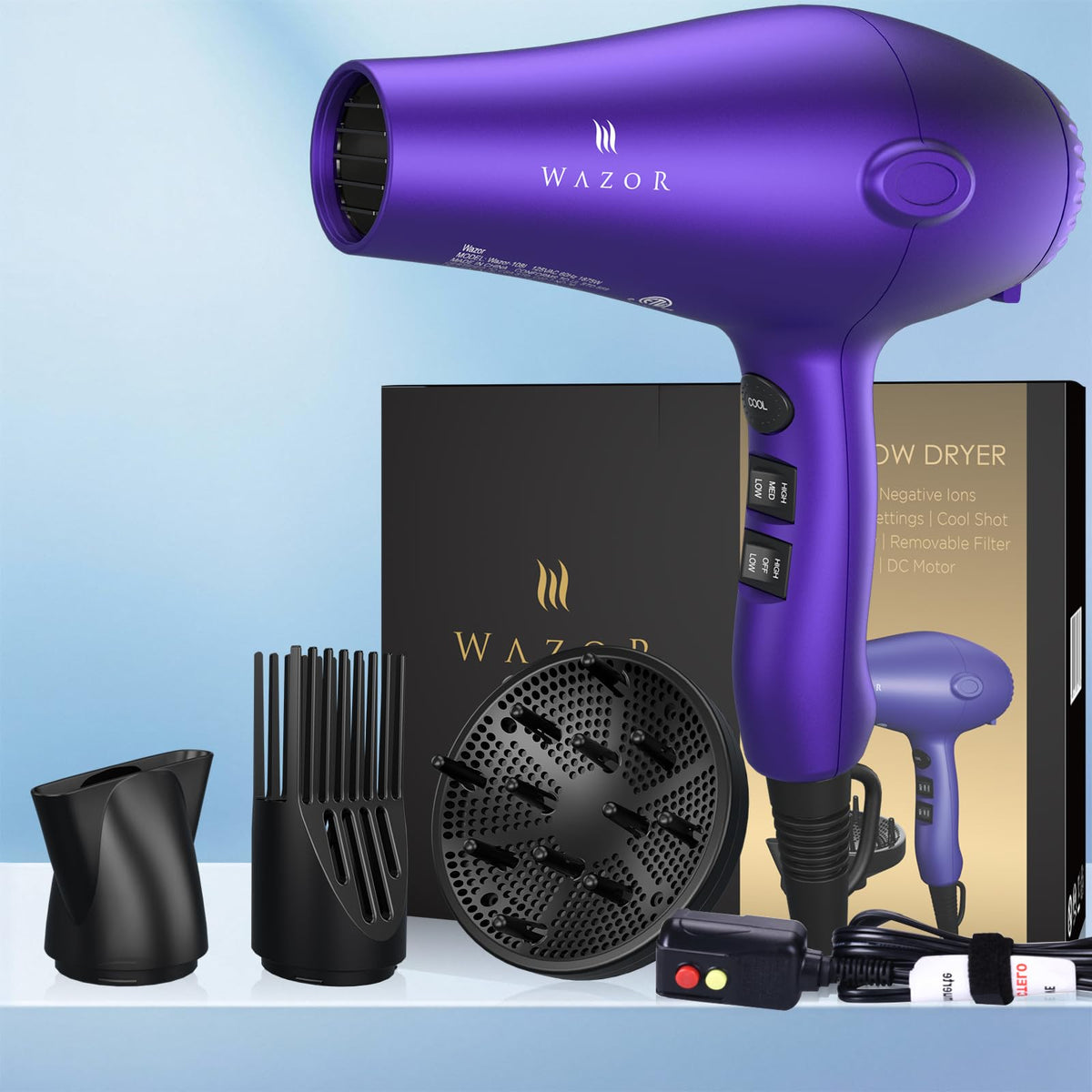1875W Lightweight Quiet Ionic Hair Dryer N350239