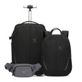 Rolling Backpack with Wheels 43L with Personal Item Bag L7679