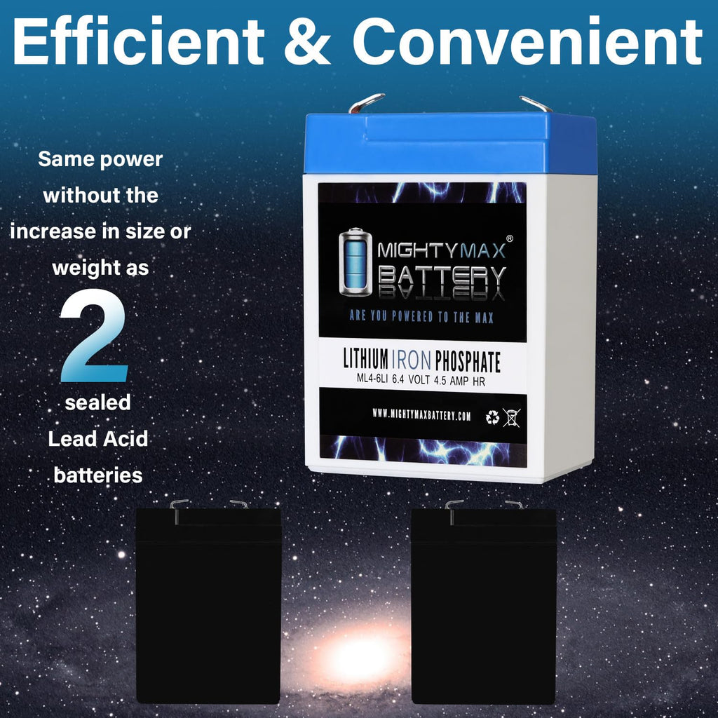 6V 4.5AH Lithium Replacement Battery O63684
