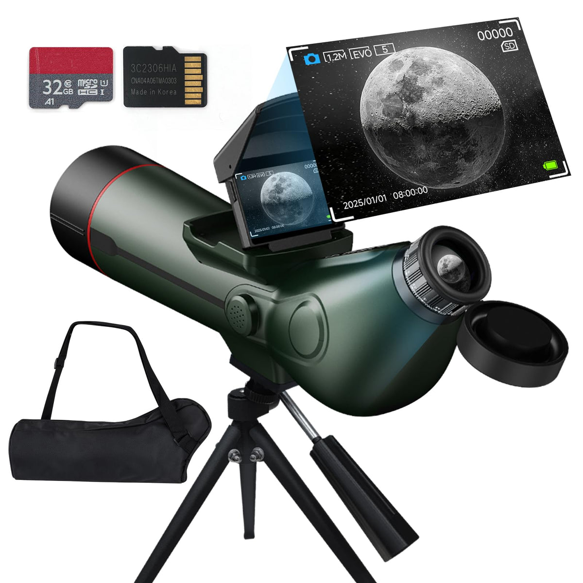 Auto-Focus Portable Digital Electronic Telescope O92894