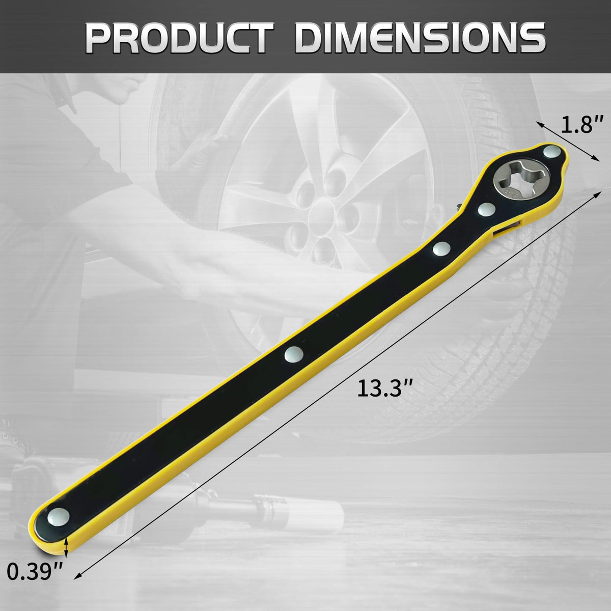 Ratchet Wrench for Scissor Jacks M4358