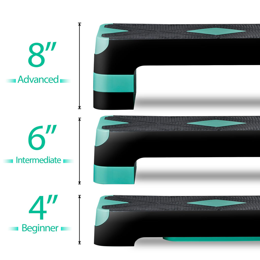 27 Inch Adjustable Aerobic Exercise Step Platform A60941