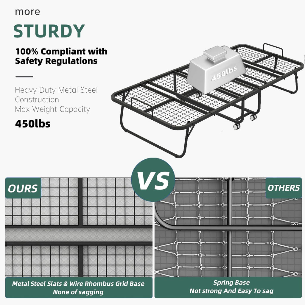 Folding Bed with Mattress I3120