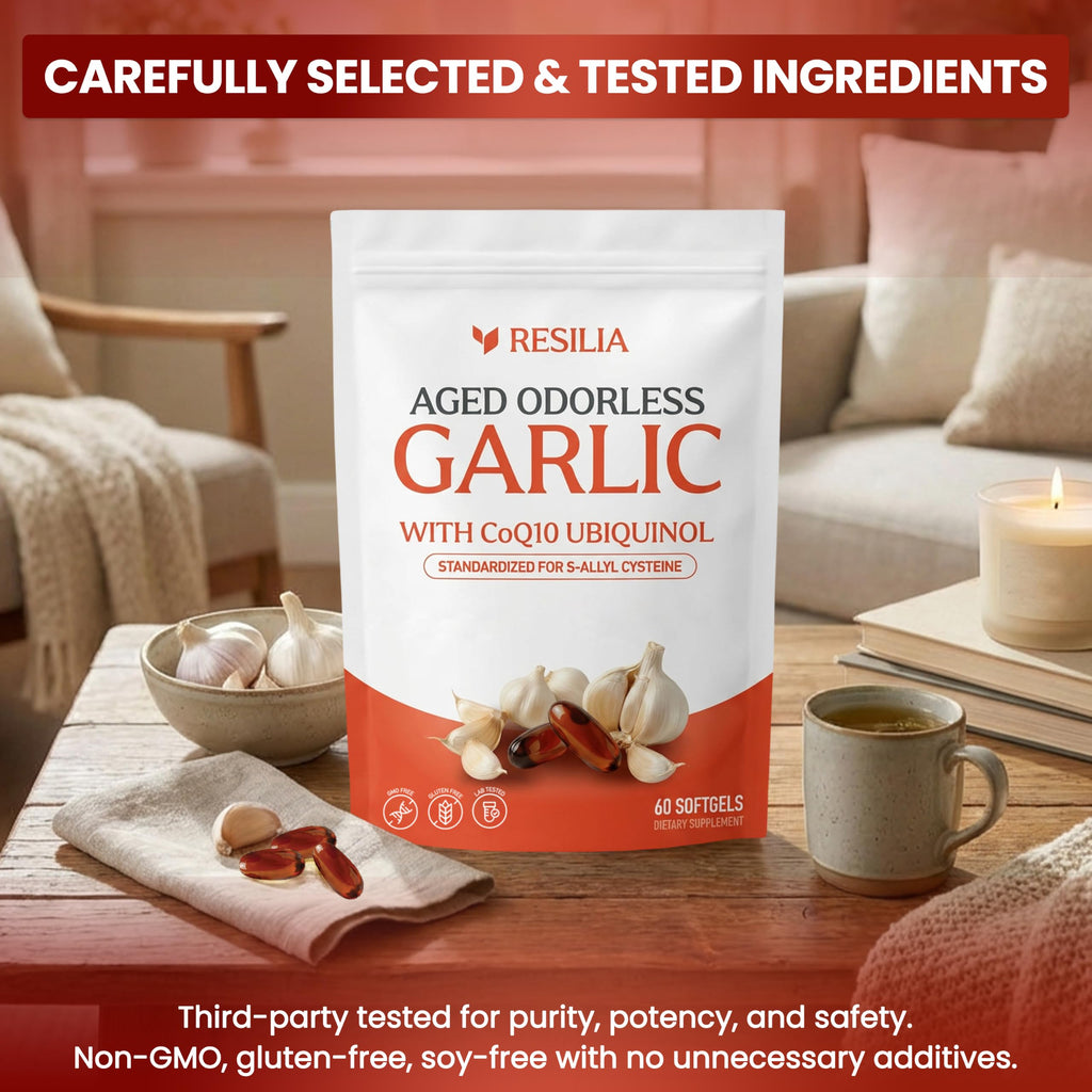 Odorless Aged Garlic Extract Softgels 60 Count G560