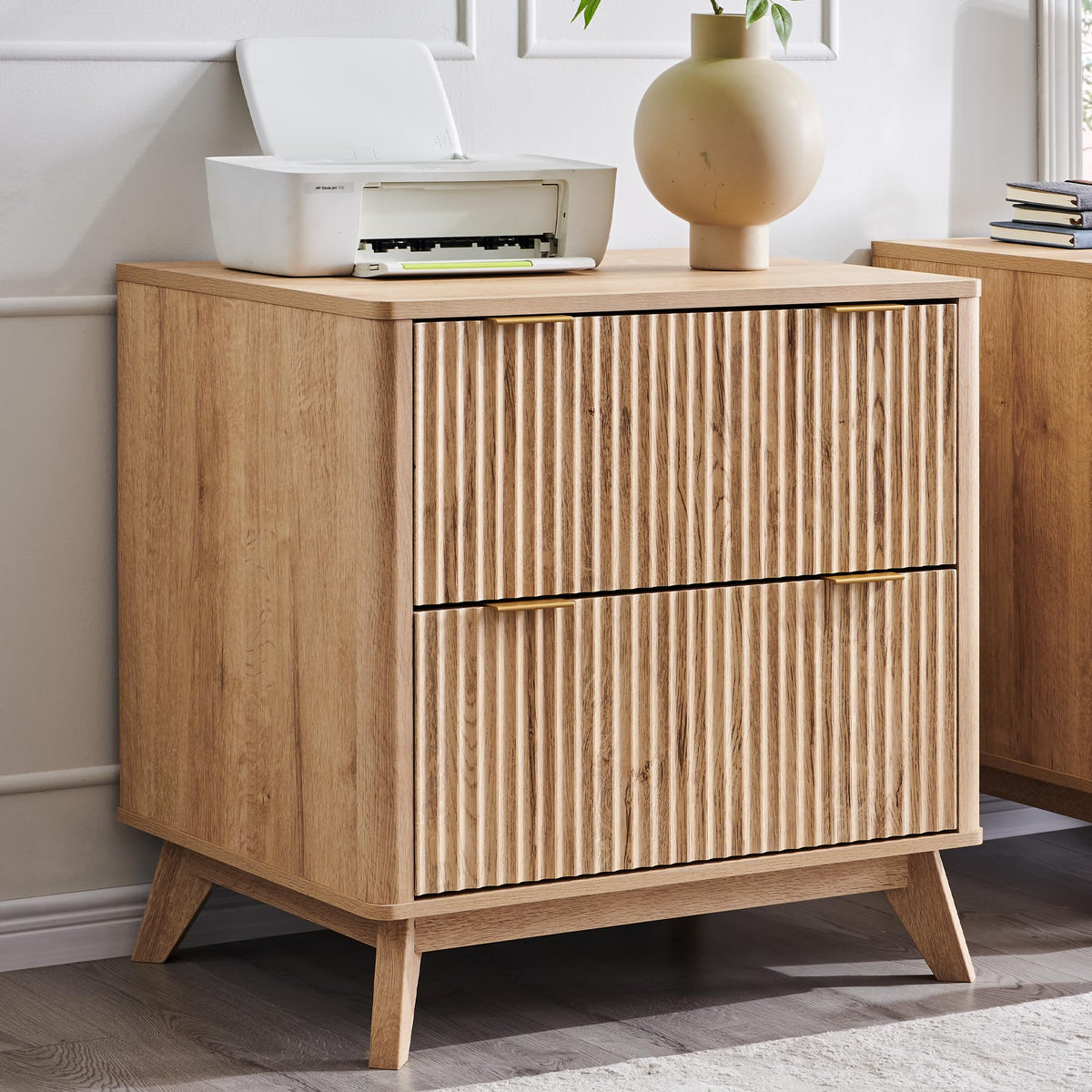 31.8-Inch Fluted 2 Drawer Lateral File Cabinet N776818