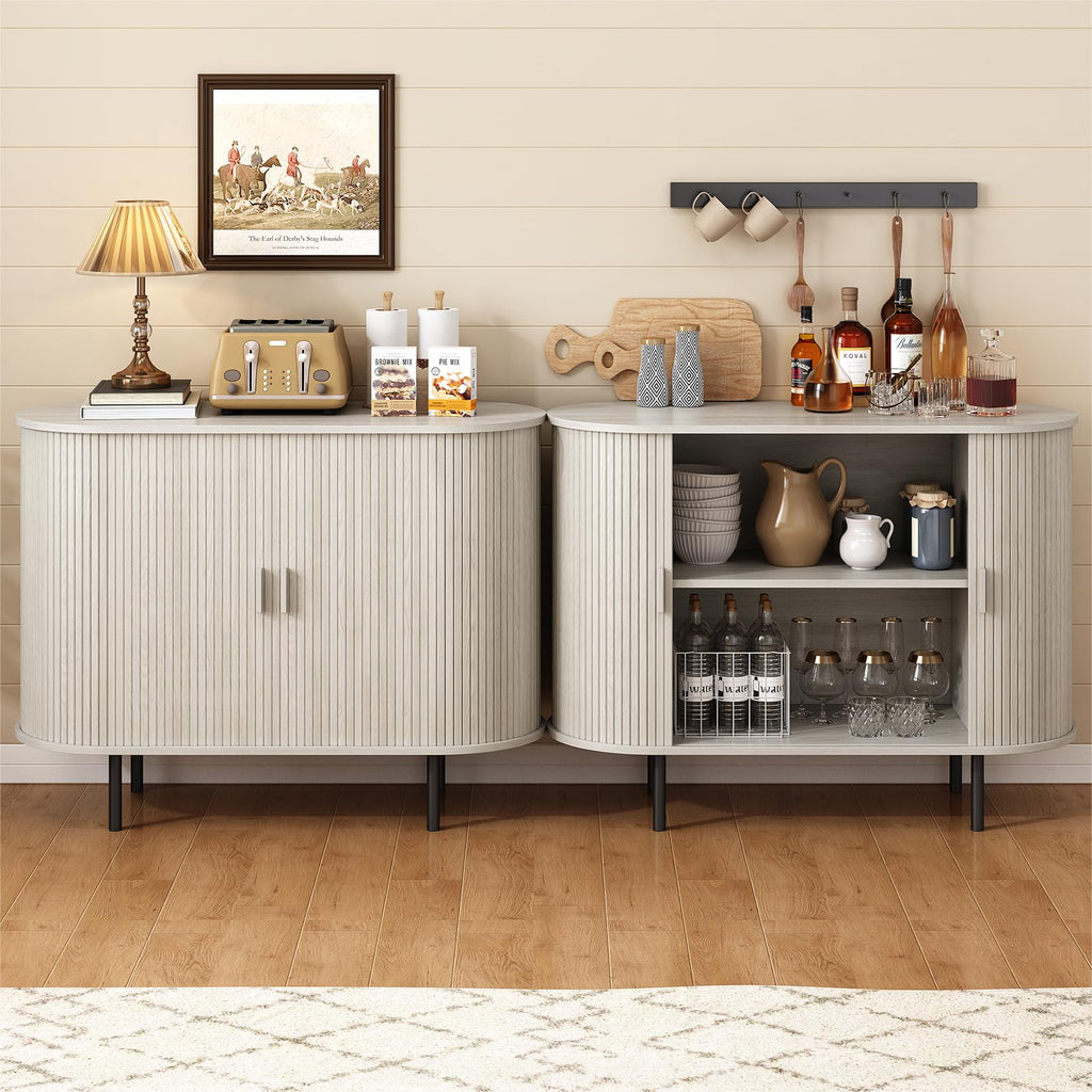 40" Sideboard Buffet Cabinet with Sliding Door S885