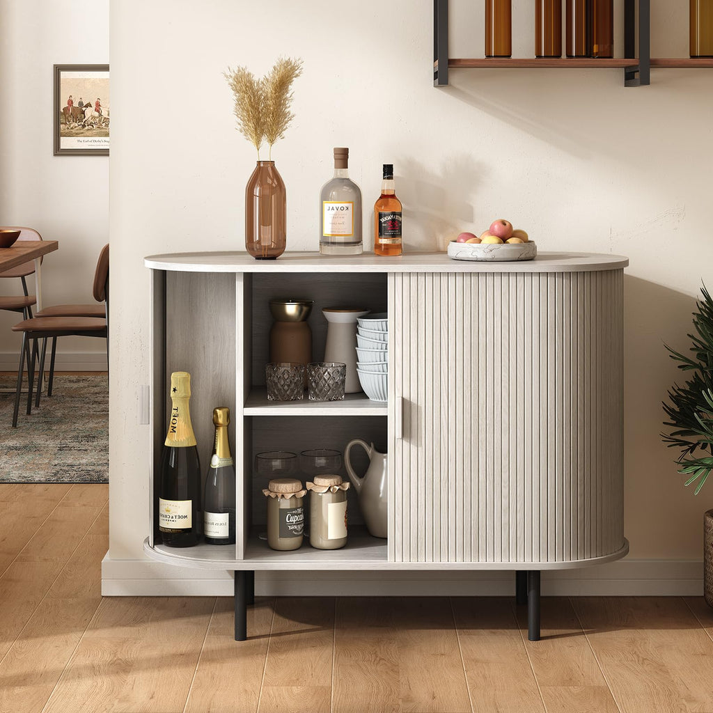 40" Sideboard Buffet Cabinet with Sliding Door S885