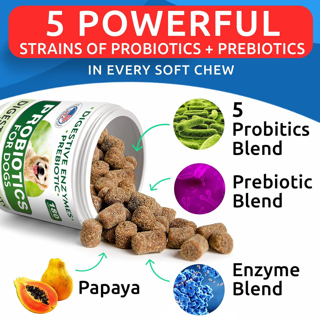 Dog Probiotics Chews + Omega 3 Bundle R940