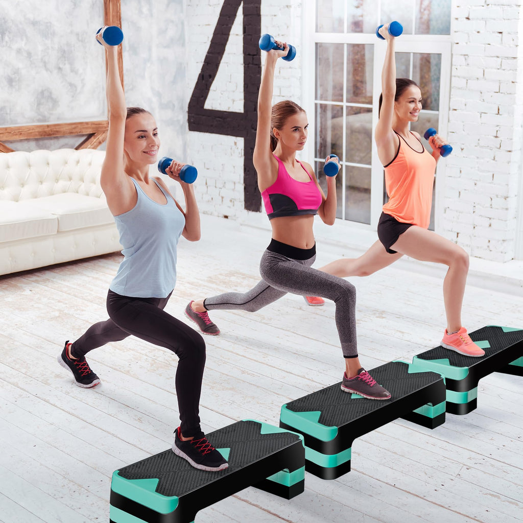 27 Inch Adjustable Aerobic Exercise Step Platform A60941