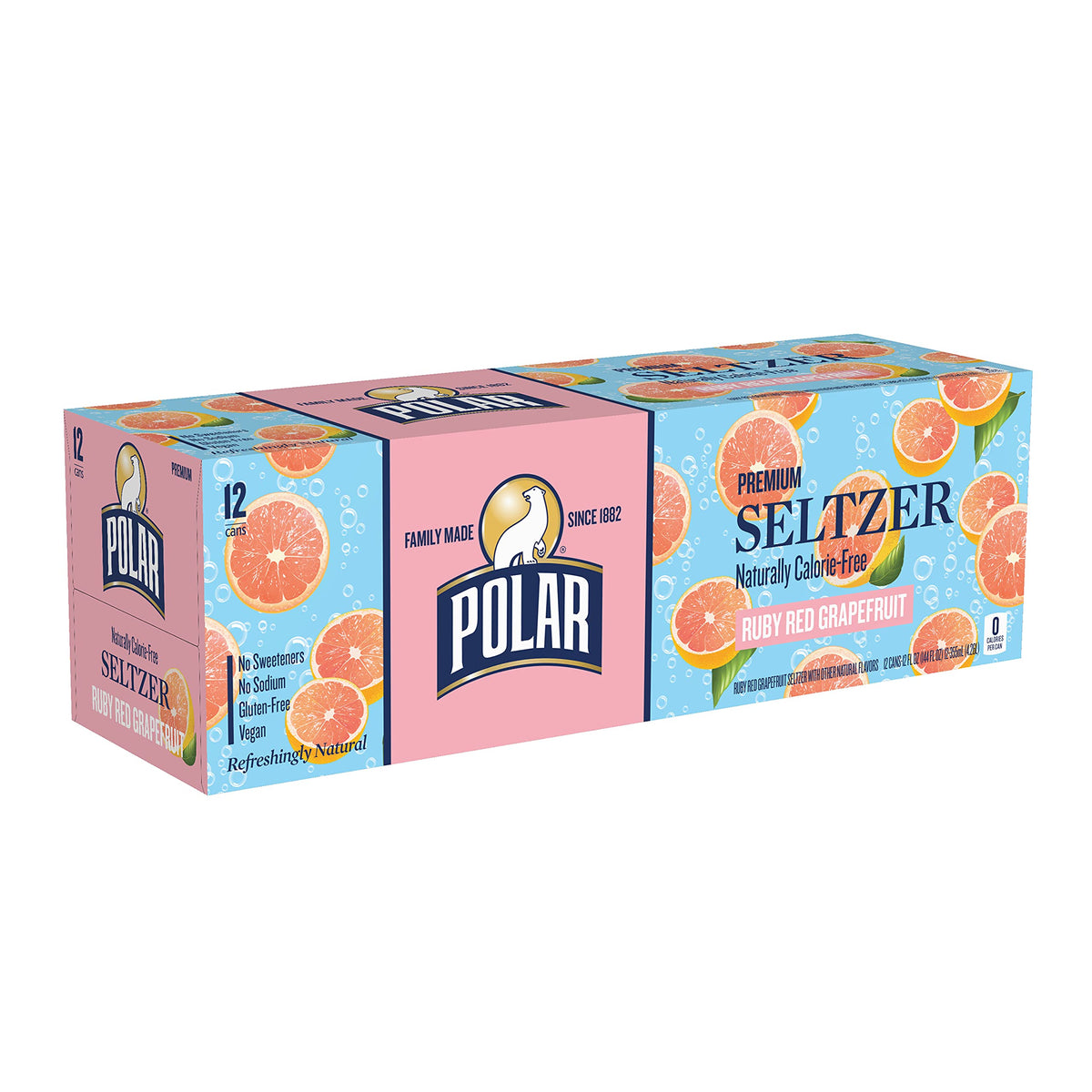 Ruby Red Grapefruit Seltzer Water 12 fl oz 12 Pack T6812