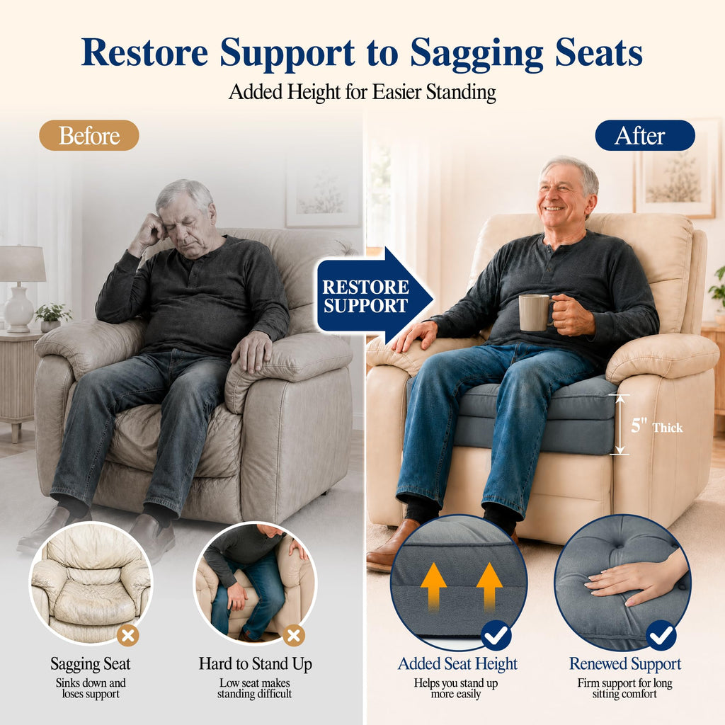 20x20x5 Recliner Seat Cushion Y1312