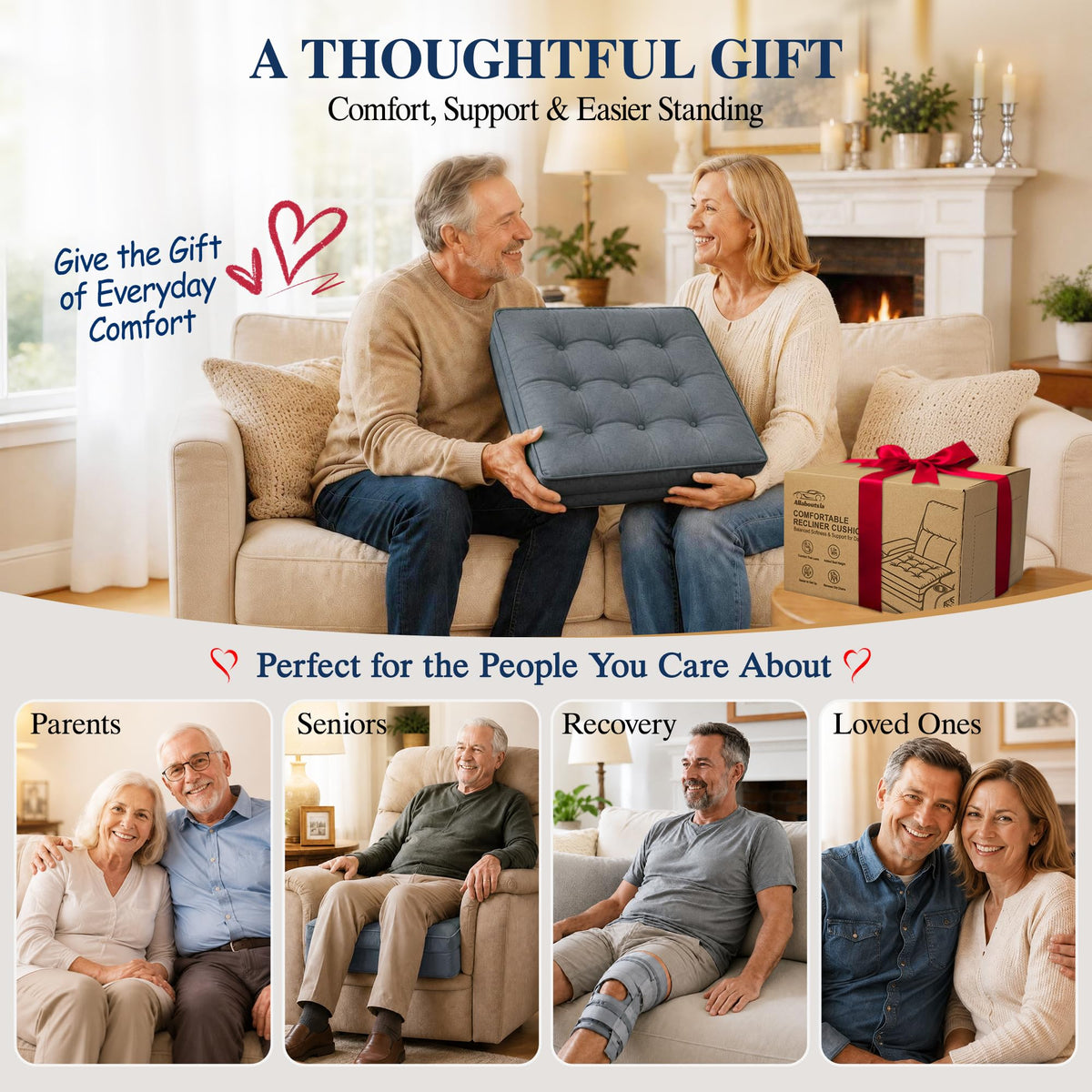 20x20x5 Recliner Seat Cushion Y1312