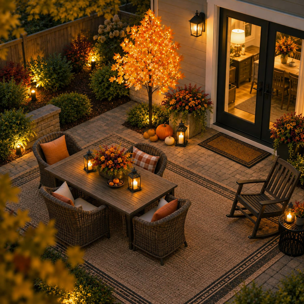 8FT Lighted Maple Tree A575747
