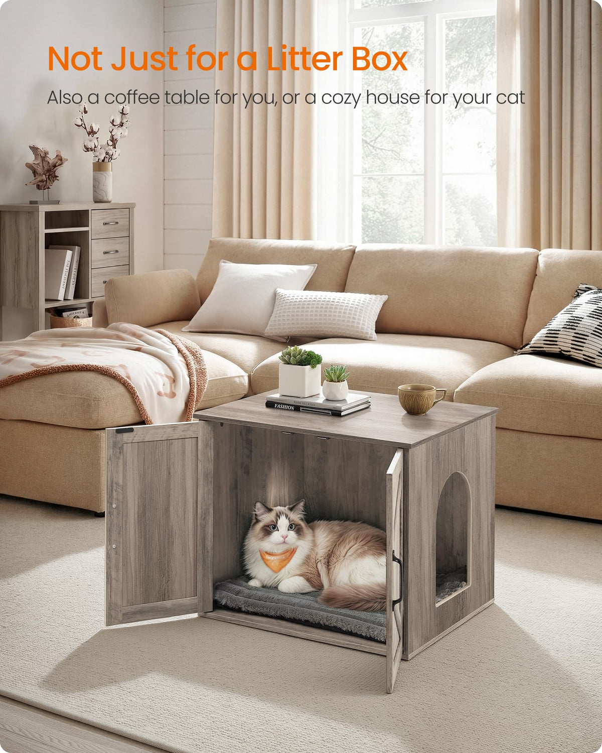 Cat Litter Box Enclosure V45402