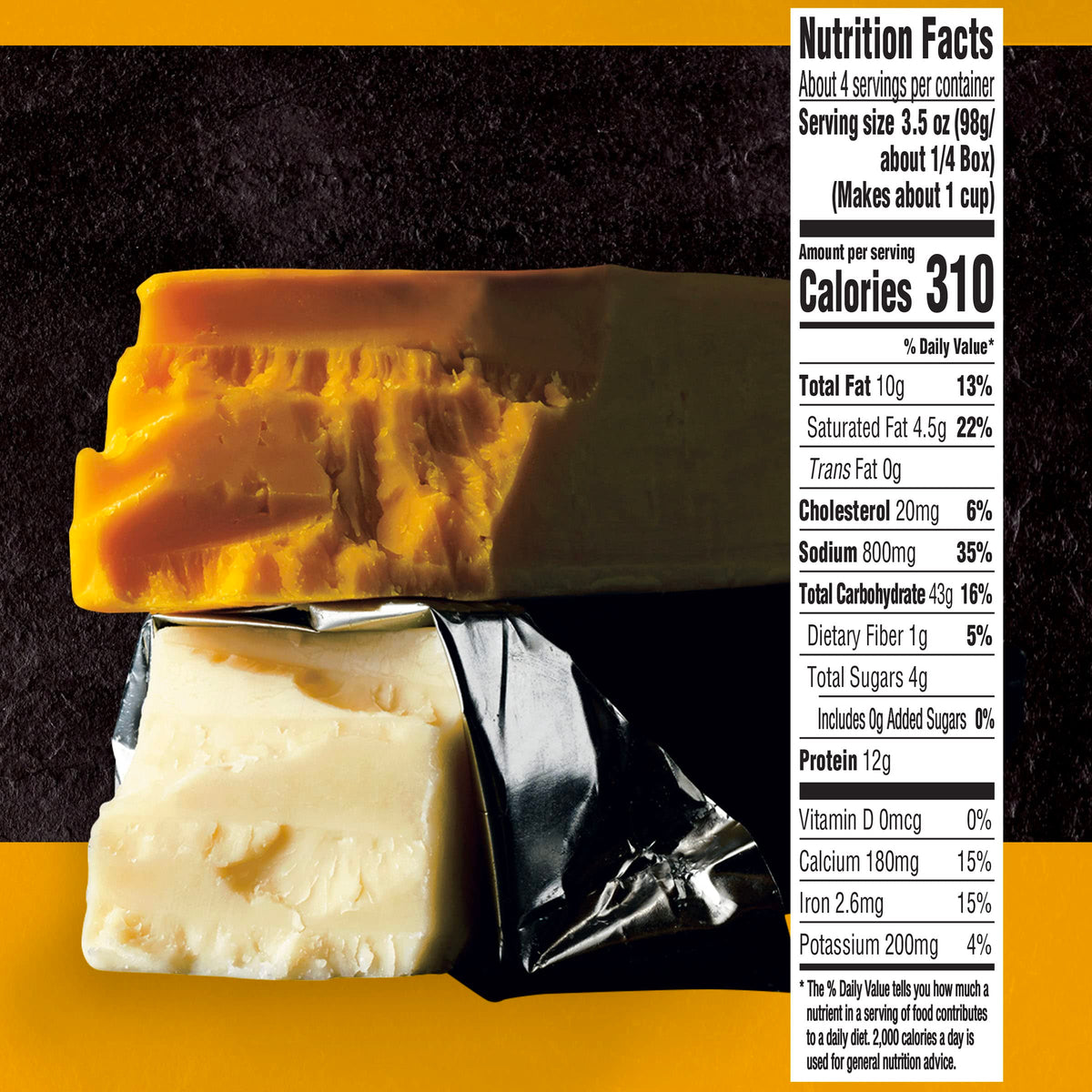 Sharp Cheddar Macaroni & Cheese Dinner 3 ct G756