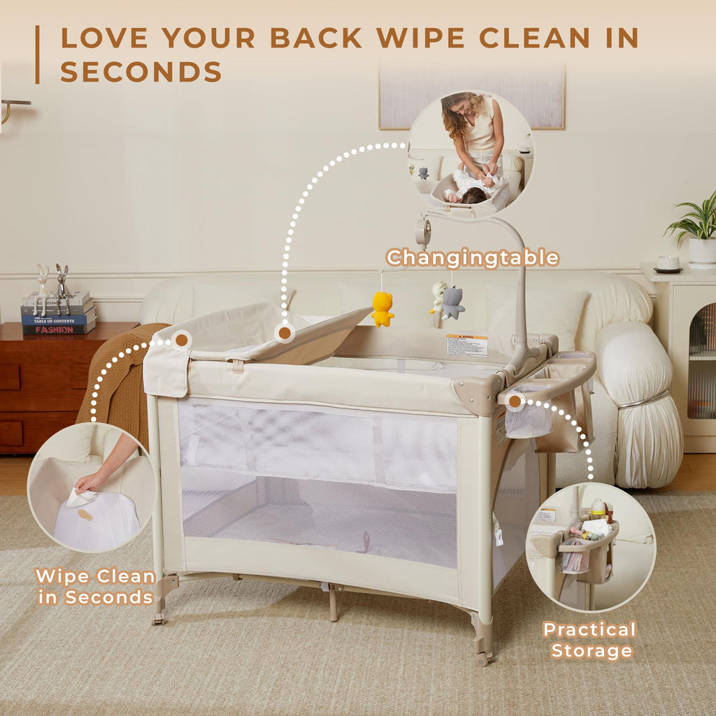 Pack and Play with Baby Bassinet X396