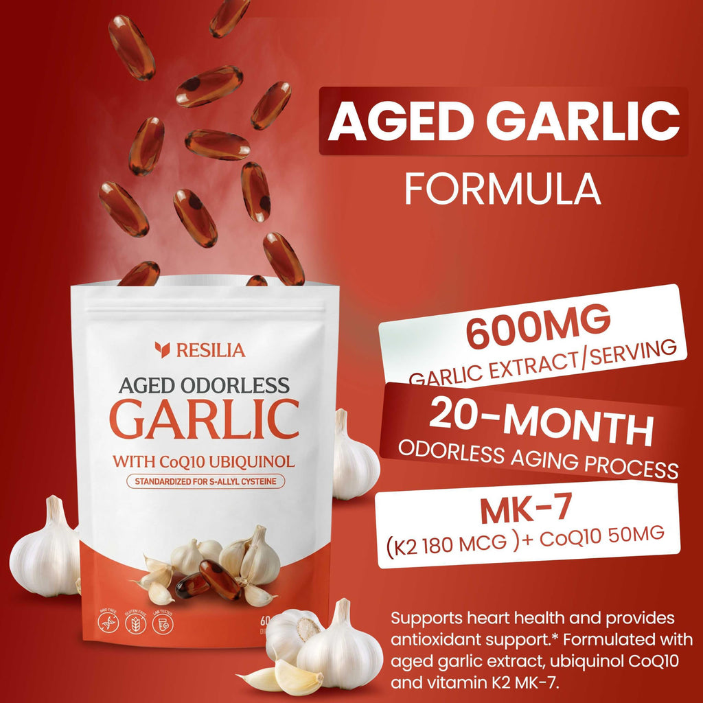 Odorless Aged Garlic Extract Softgels 60 Count G560