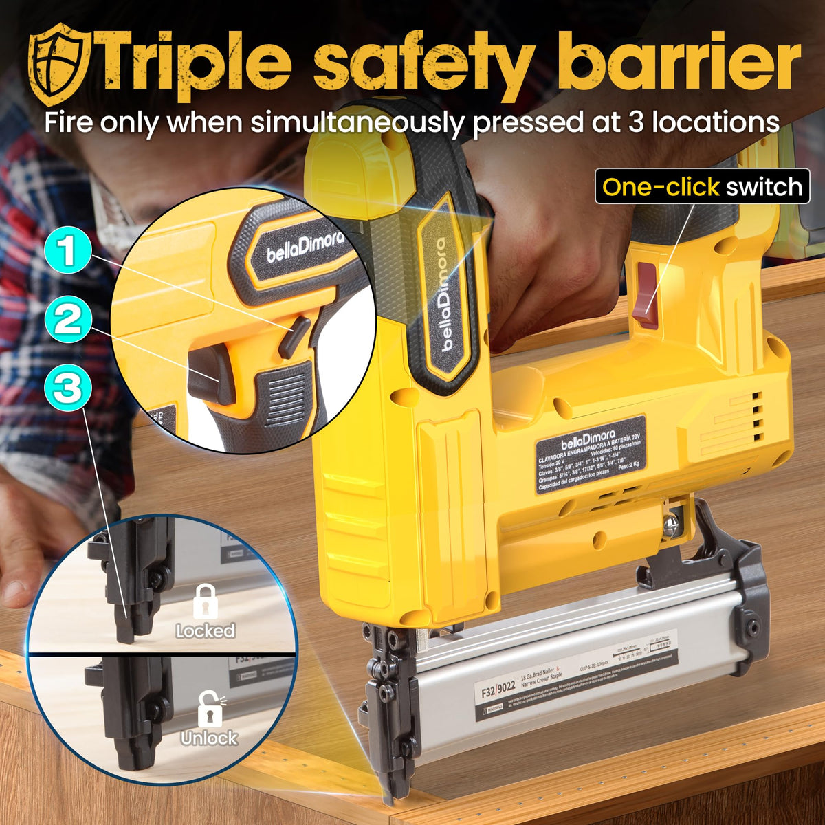 Cordless Brad Nailer Z872