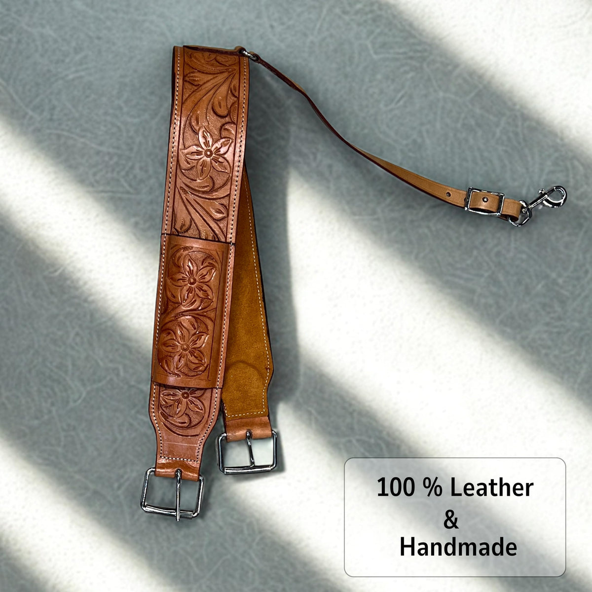 Western Leather Horse Saddle Girth Cinch Belt I447259