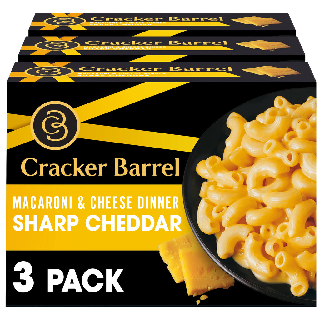 Sharp Cheddar Macaroni & Cheese Dinner 3 ct G756