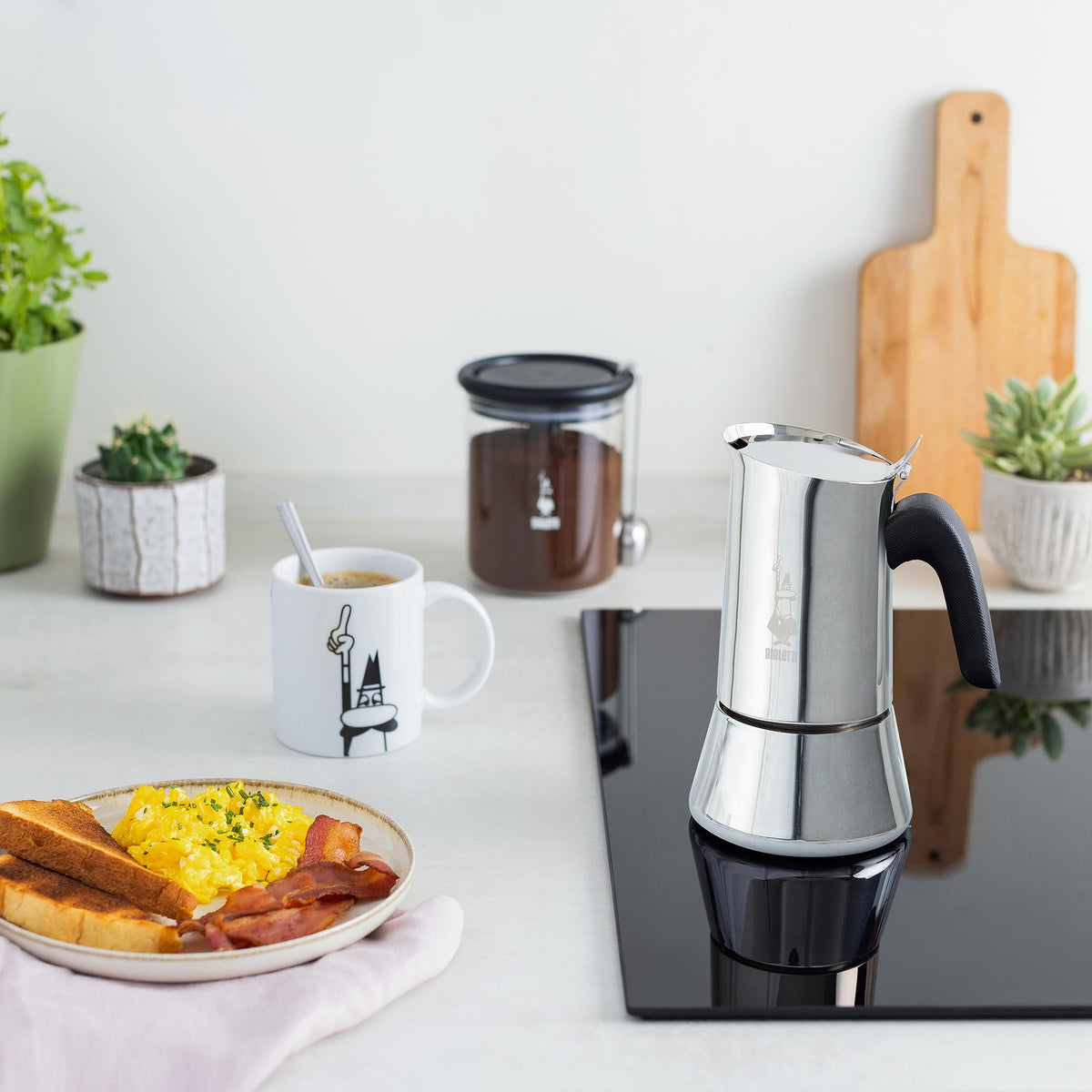 Stainless Steel Stovetop Coffee Maker 6 Cups W85795