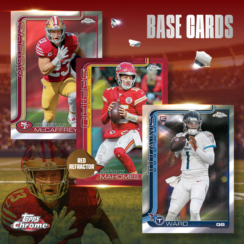 2025 Topps Chrome NFL Football Mega Box I2961