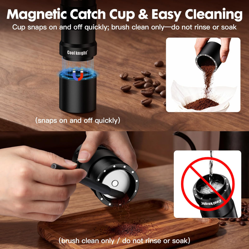 Manual Coffee Grinder 25g Capacity Aluminum Body V82699