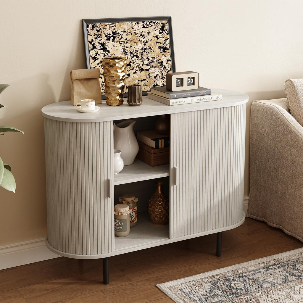 40" Sideboard Buffet Cabinet with Sliding Door S885