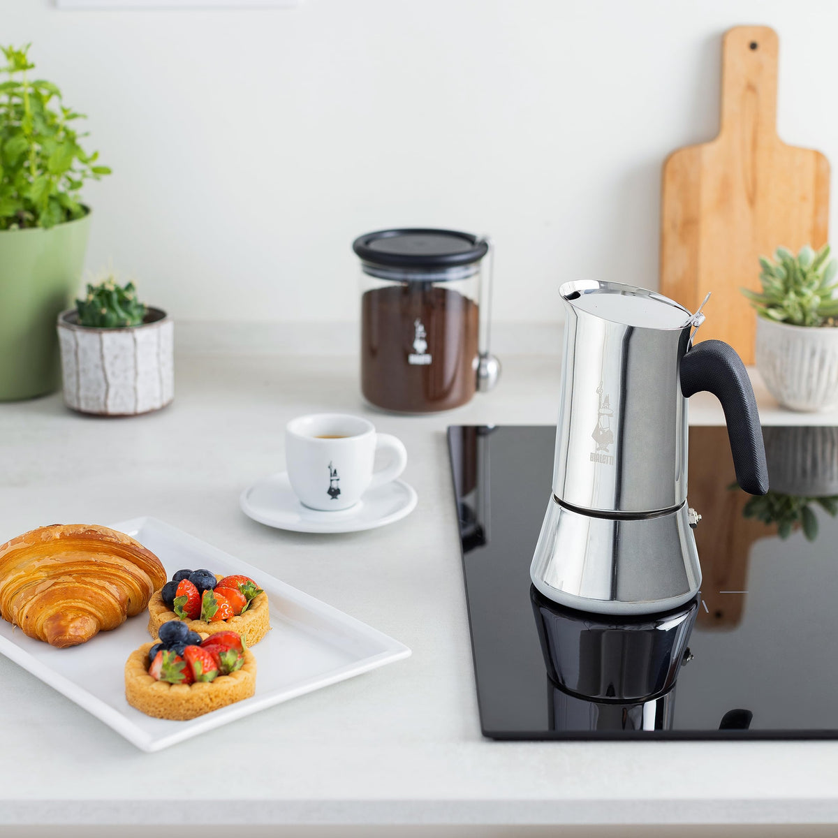 Stainless Steel Stovetop Coffee Maker 6 Cups W85795
