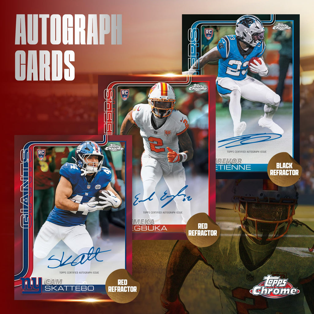 2025 Topps Chrome NFL Football Mega Box I2961