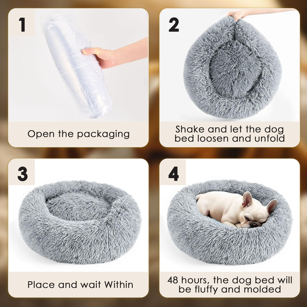 20in Calming Donut Dog & Cat Bed A65780